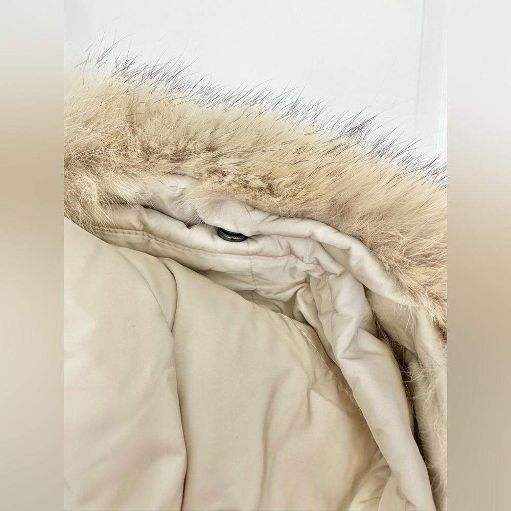 Coach Puffer Coat with Fur Trim Hood - Picture 7 of 13